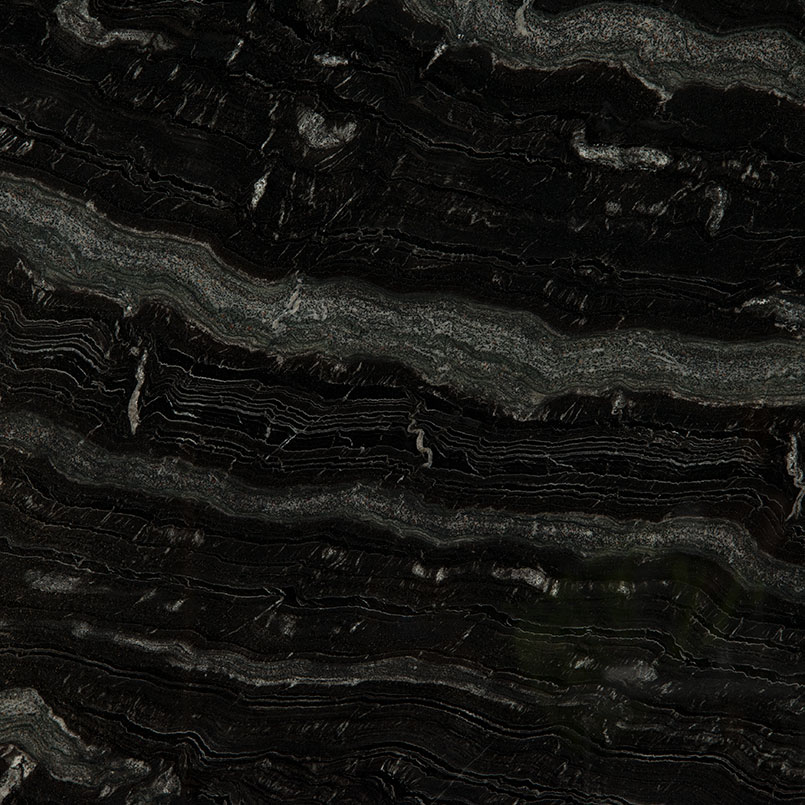 Agatha Black Granite natural stone by Msi